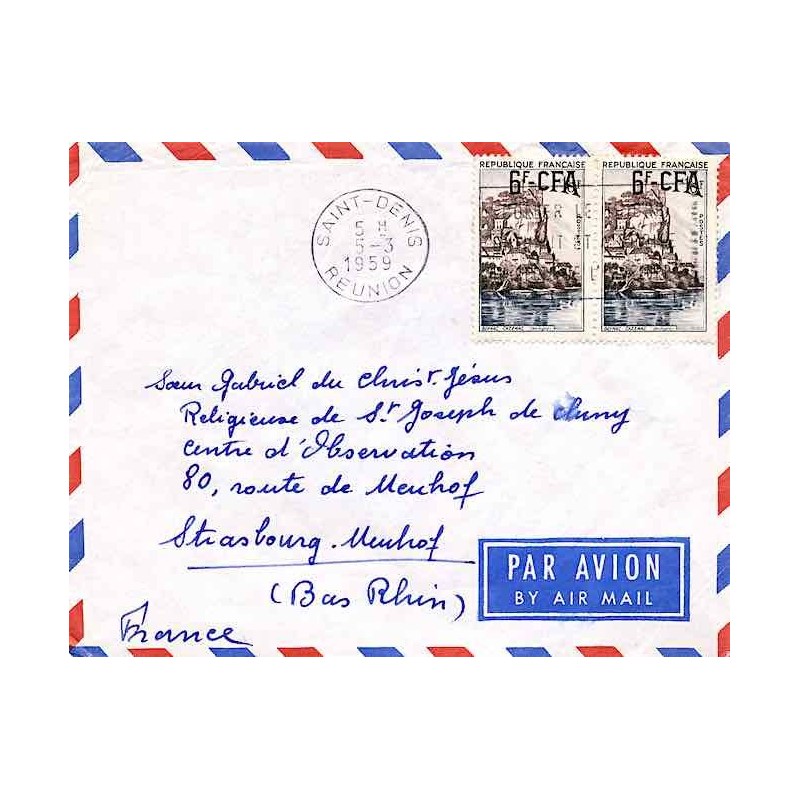 1973 Lettre  Affranchissement à 175 f.  974 PETITE - ILE - REUNION