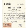 Timbre fiscal 1958 Viet-Nam 0 $ 20 sur quittance
