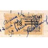 Fiscal unifié 1941 taxe à 18 cents sur timbre surchargé 18 / 15 c de Haiphong