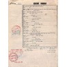 Hué 1970 timbre fiscal local 10 $ bleu clair sur document