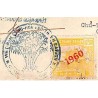 Saigon 1960 timbre fiscal local 10 $ jaune sur document