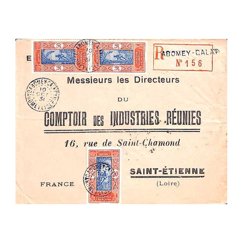 ABOMEY-CALAVI DAHOMEY ET DEPCES