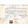 Binh-Duong 1965 timbre fiscal local 20 d sur document
