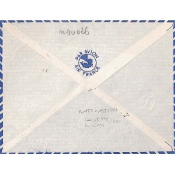 1938 Lettre avion  PREMIER VOL D'ESSAI HANOI - HONGKONG PAR AIR France