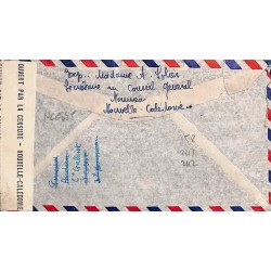 1945 NOUMEA NELLE-CALEDONIE cachet de CENSURE ALLIEE NOUVELLE CALEDONIE 9