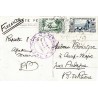 1940 Carte postale Affranchissement 90, 92 censure locale