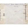 1942 Lettre pour la France Affranchissement 99 (x2)  Censure locale et US