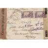 1943 Lettre pour l’Algérie avec 99 (x2)  Censure locale et US