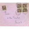 1936 lettre pour la France  avec 10 (x5)  PROTECTORAT FRANCAIS . WALLIS