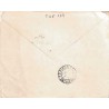 1937 lettre avion pour Trinidad à 12 f 60 étiquette rouge PAR AVION