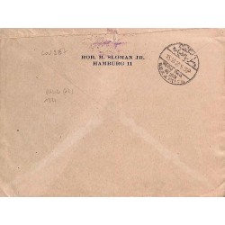 1937 Lettre avion pour l'Allemagne 1937 Affranchissement  Liban 134, PA 44 (x 2) Oblitération BEYROUTH R.P.