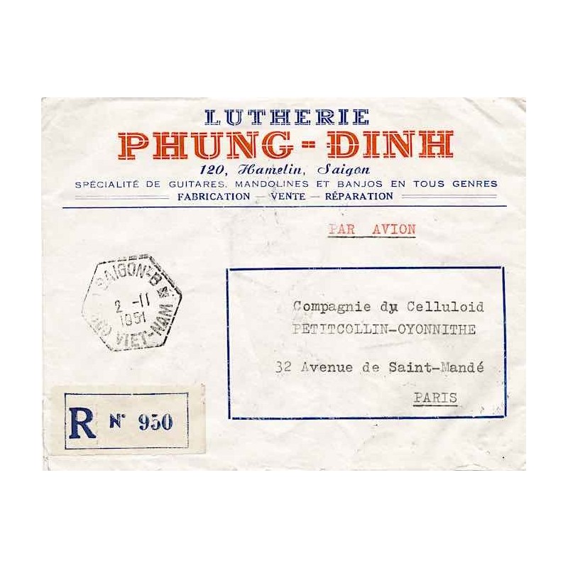 SAIGON - B * SUD VIET-NAM * 1951