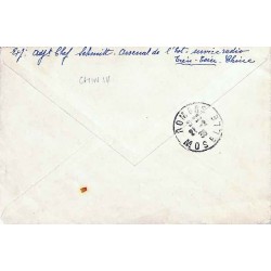 Tien-Tsin 1938 lettre FM Cachet CORPS D'OCCUPATION DE CHINE