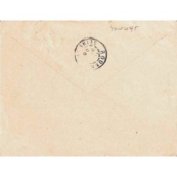 1906 Lettre à 20 c. avec Tunisie 10 (x 5) de LE KEF