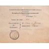 1923 Récepissé de dépôt d’objet recommandé de TARAVAO