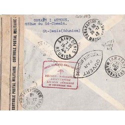 1943 Lettre avion pour Madagascar avec timbres France Libre
