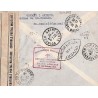 1943 Lettre avion pour Madagascar avec timbres France Libre
