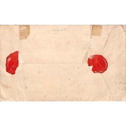 1906 lettre double port pour la France