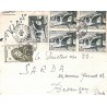 1956 lettre avion à 15 f de GRAND LAHOU