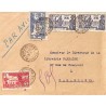 1941 lettre avion pour le Maroc à 5 f de BOUAKE