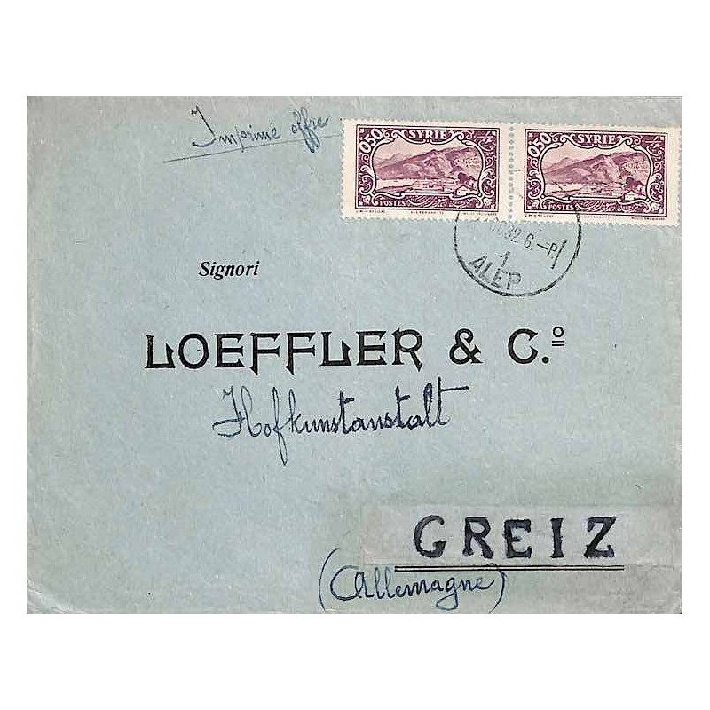 timbre de la république de Syrie