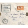 1941 Lettre Cachet EXPOSITION de la Mer et de la Forêt