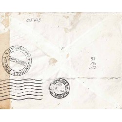 1941 Lettre avion pour la France à 17 f 50 de POINTE A PITRE GUADELOUPE