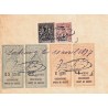 Droits de greffe 77 cents sur papier timbré 15 cents 1897