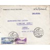1951 Lettre avion pour la Grande Bretagne HOMS 1 Syrie