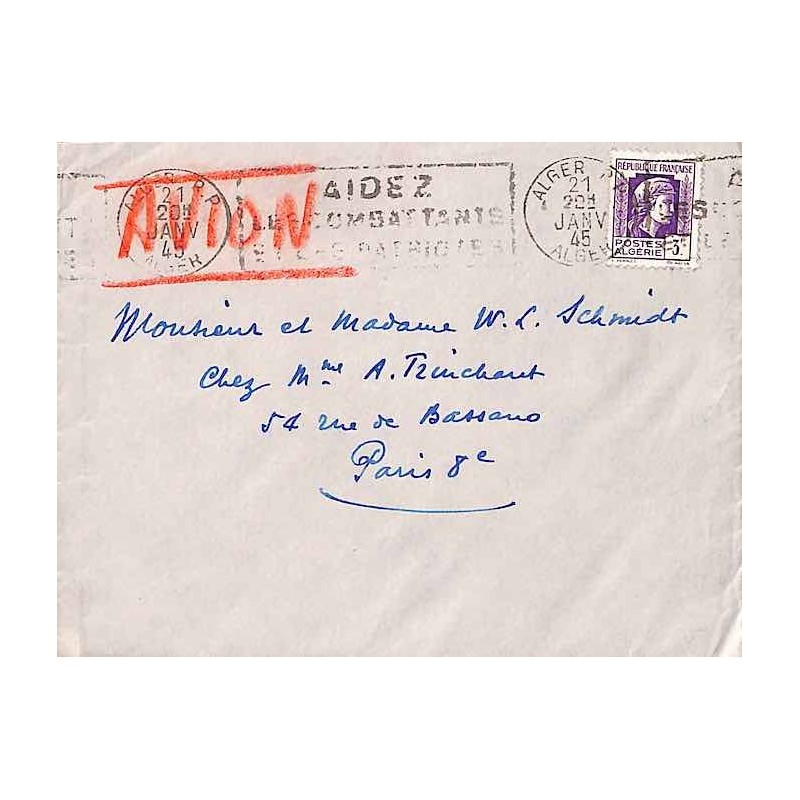 Timbre Marianne et Coq d’Alger 3