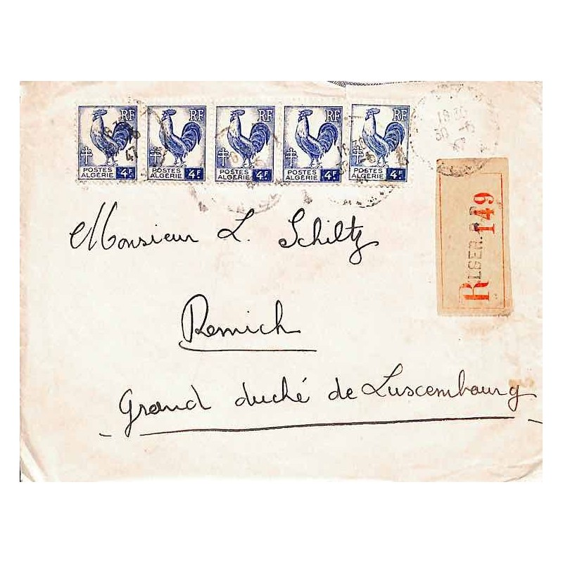 Timbre Marianne et Coq d’Alger 14