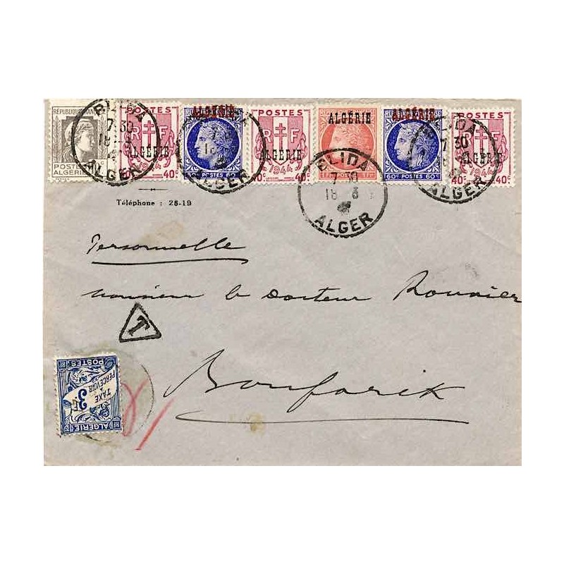 Timbre Marianne et Coq d’Alger 15