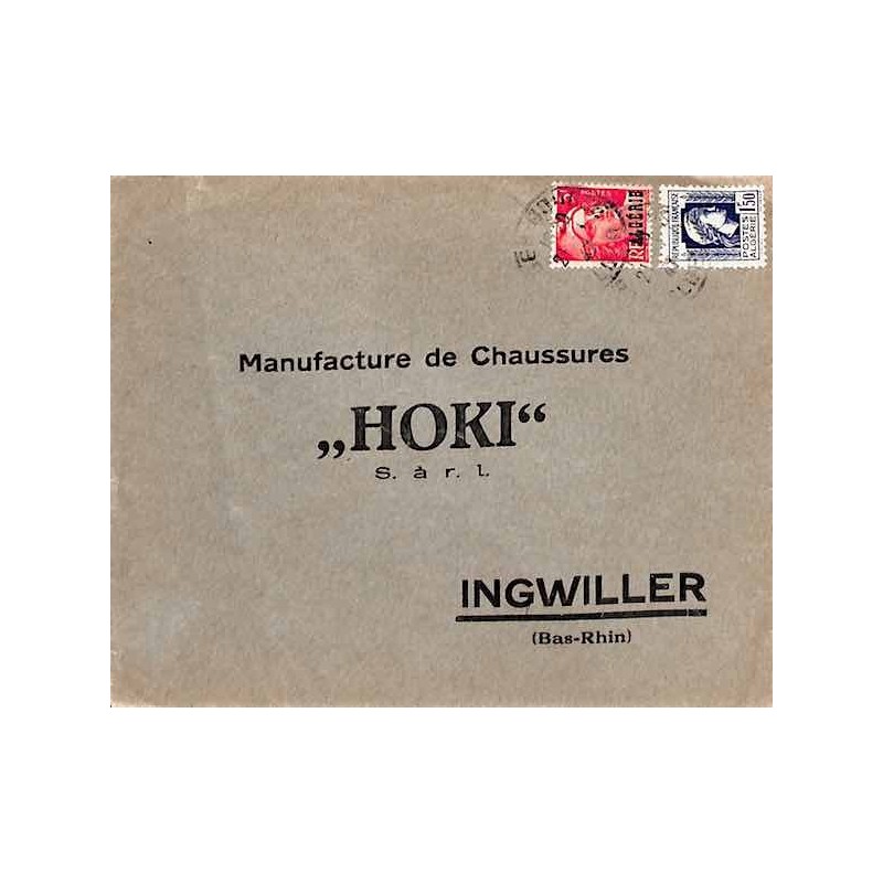 1947 Lettre à 4 f 50 Oblitération ALGER BOURSE