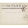 Lettre 1922 Affranchissement 45 Oblitération CASABLANCA MAROC
