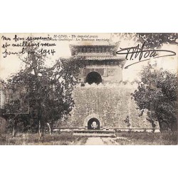 PEKIN CHINE timbres à date français et chinois 1915