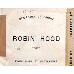 1944 Enveloppe pour les USA Affranchissement 305 Oblitération St PIERRE ET MIQUELON *