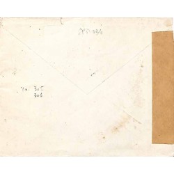 1943 Enveloppe avion pour les USA Affranchissement 305, 306 Oblitération St PIERRE ET MIQUELON *