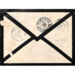 1917 Affranchissement filanzane Oblitération MANJANANDRIANA MADAGASCAR