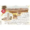 JERUSALEM PALESTINE 1905 sur carte postale litho