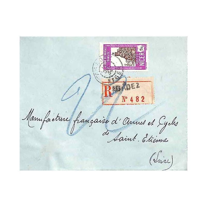 Oblitération AGADEZ NIGER