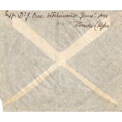 1940 GOURE NIGER Cachet CONTRÖLE POSTAL * COMMISSION K * AFRIQUE OCCIDENTALE FRANCAISE