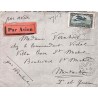1925 Lettre avion en FM  PA3a RABAT RESIDENCE MAROC