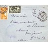 1927 Lettre avion en FM à 80 c. CASABLANCA MAROC