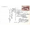 Carte postale 1955 Affranchissement 345