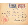 1921 Lettre à 35 c Oblitération NOSY-BE MADAGASCAR