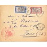 1921 Lettre à 35 c Oblitération NOSY-BE MADAGASCAR