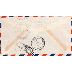 1945 Lettre à 13 f. avion pour les USA