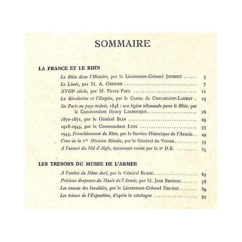Revue Historique de l'Armée 1947