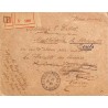 1921 Lettre Levant 34 (x 2) Oblitération TRESOR et POSTES * 506 *