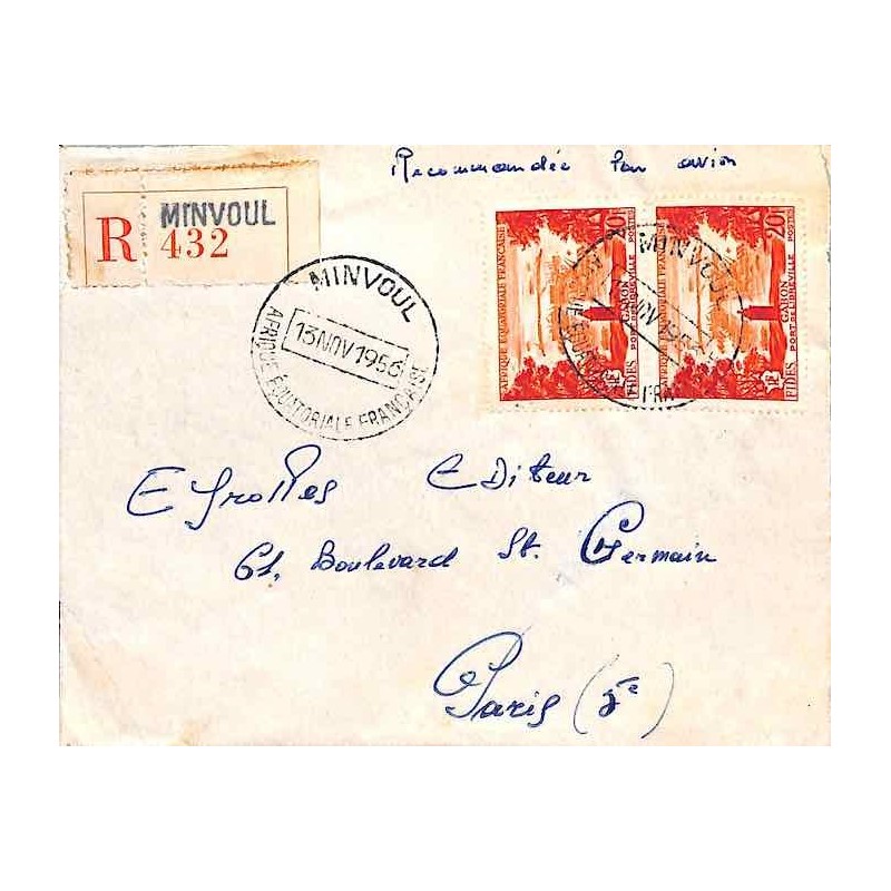 MINVOUL AFRIQUE EQUATORIALE FRANCAISE 1956